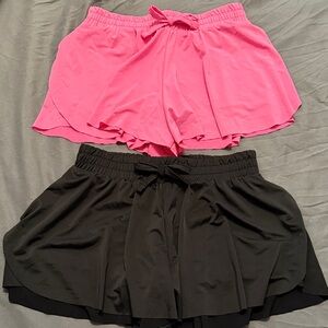 Hind Girls Athletic Shorts Bundle Pink Black Size 6X
